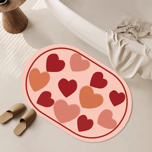 Felpudo Para El Día De San Valentín, Para Puerta De Entrada,