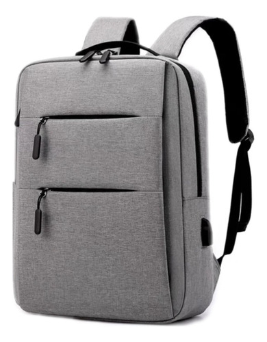 Mochila Porta Notebook Hombre Antirrobo Usb Ejecutiva Urbana