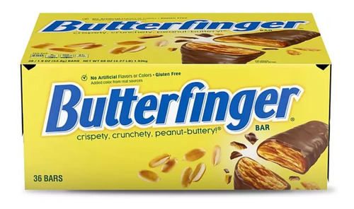 Chocolate Butterfinger Importado Caja Con 36 Piezas