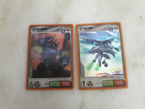 Cartas,cards De Invizimals Transparentes Y 3 D. (Usado)