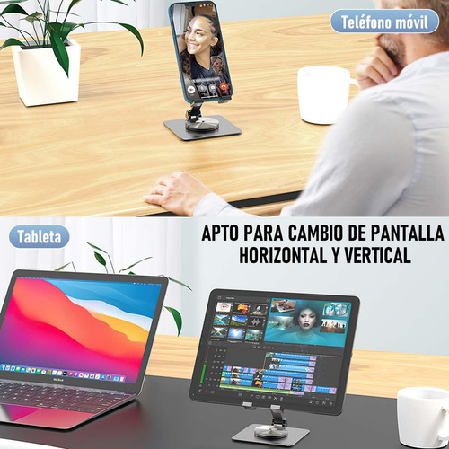 Soporte Para Celular, Ajustable Soporte Celular Mesa