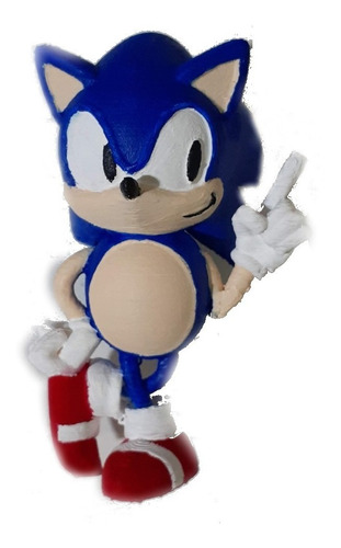 Escultura Estatua Sonic 15 Cm Altura Y Más Tamaños