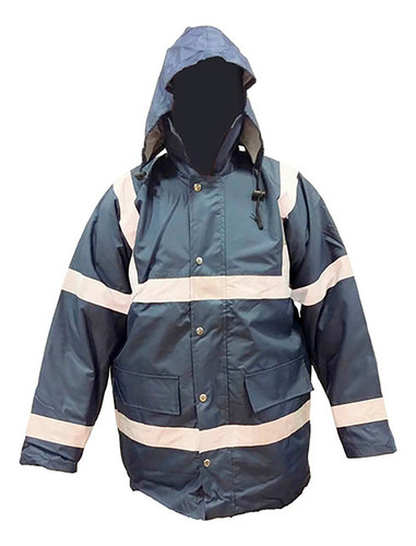 Parka De Abrigo Impermeable Con Cintas Reflactarias