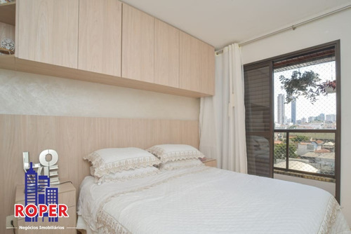 Imagem 29 de 30 de Lindo Apartamento De 84 M²/3 Dormitórios/2 Vagas À Venda No Tatuapé, São Paulo - Ap01060 - 69305549