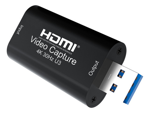 Capturadora Hdmi 4k/1080p 60hz New Real 3.0 Usb Para Juego