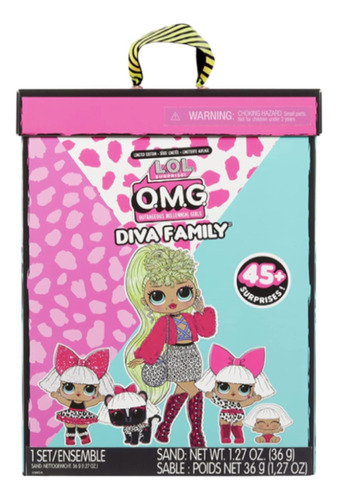 Lol Surprise Omg - Diva Family 45 Sorpresas Incluye 5 Muñeca