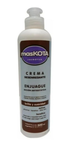 Crema Enjuague Maskota Desenredante Antiestatica 300ml