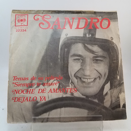 Sandro - Noche De Amantes - Dejalo Ya - Vinilo Simple Mb