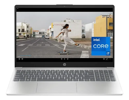 Laptop Hp 15.6 I7 16gb 512gb Ssd Windows 11 Plata