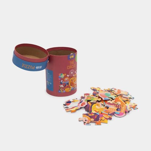Rompecabezas Puzzle Magnific Juego Didáctico 40 Piezas En Tubo