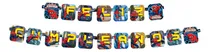 Comprar Letrero Feliz Cumpleaños Spiderman Kiwispiderman Spiderman Spiderman