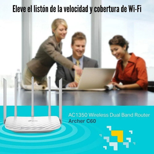 P Router Tp-link Archer C60 Wireless Dual Band Ac1350