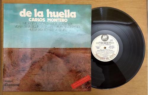 Carlos Montero De La Huella Disco Lp Vinilo