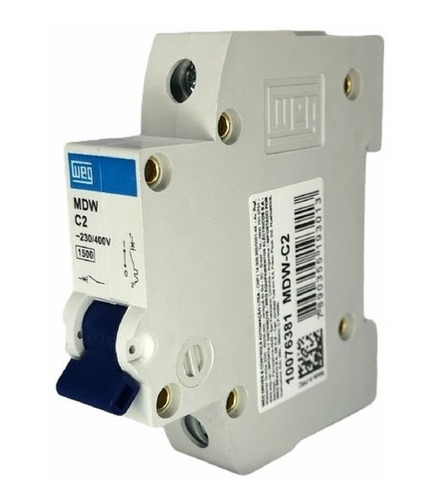 Mini-interruptor Termomagnetico 1polo - 2a Mdw-c2