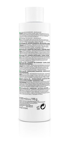 Vichy Shampoo Dercos Anticaspa 200 Ml Cabello Normal A Gras