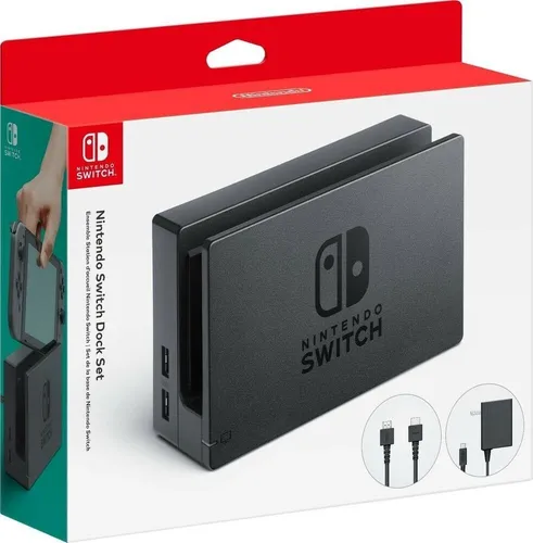 Nintendo Switch Dock Set Cargador Original Cable Hdmi Msi