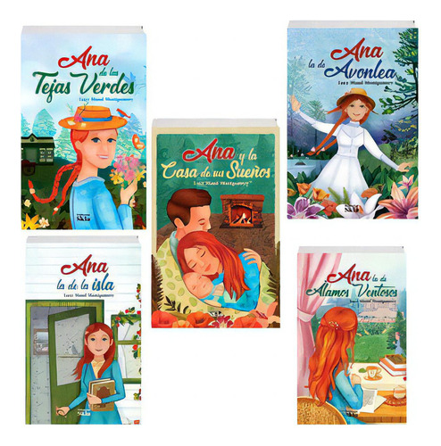 Colección Ana de las tejas verdes: 6 tomos, de Lucy Maud Montgomery. Serie 9587230062, vol. 1. Editorial Editorial SKLA, tapa blanda, edición 2023 en español, 2023