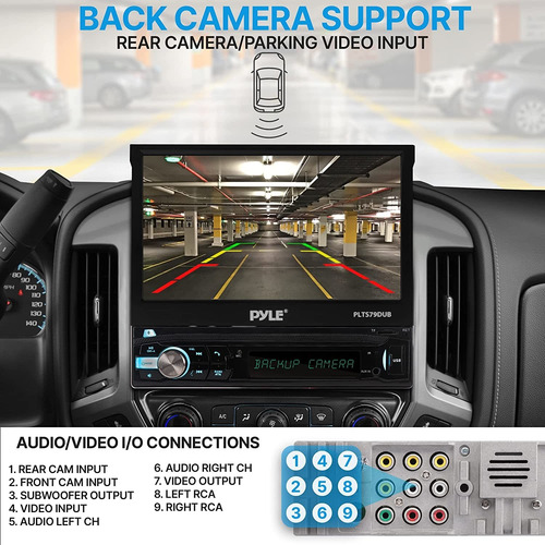 Radio De Video Estéreo Para Automóvil Pyle Plts79dub