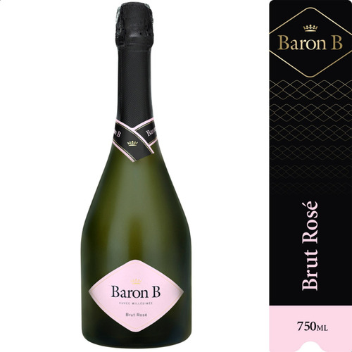 Champagne Baron B Brut Rose Cuvee 750ml Espumante Caja X6 