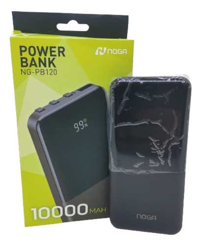 Cargador Portatil Powerbank Noga 10000mah V8 Ficha C iPhone