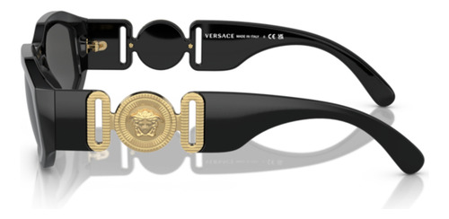 Anteojos de Sol Versace VE4361 Armazón Negro y Lente Gris