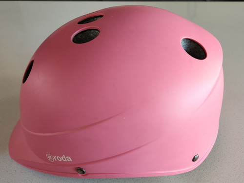 Casco Roda Color Rosado Talla 47-50 Cm. (xxs)