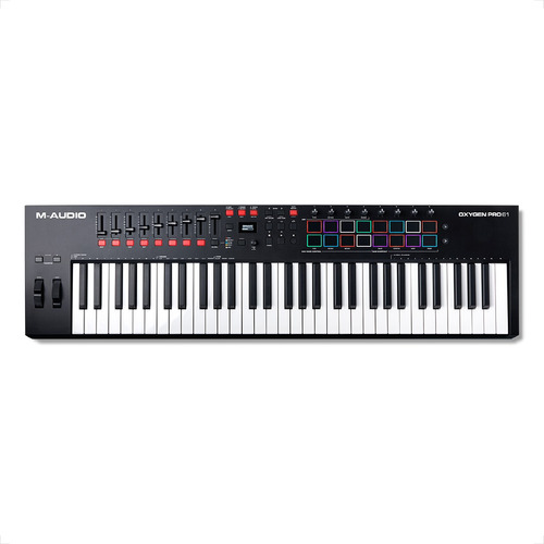 Teclado Controlador Midi M-audio Oxygen Pro 61 Usb Daw