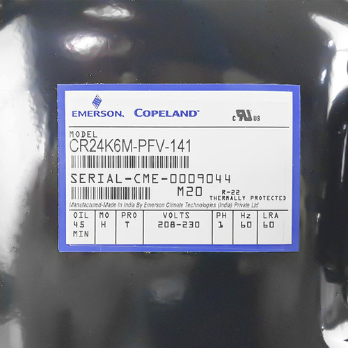Compressor Emerson Copeland 2,0hp Cr24k6m-pfv-141 220 1f R22