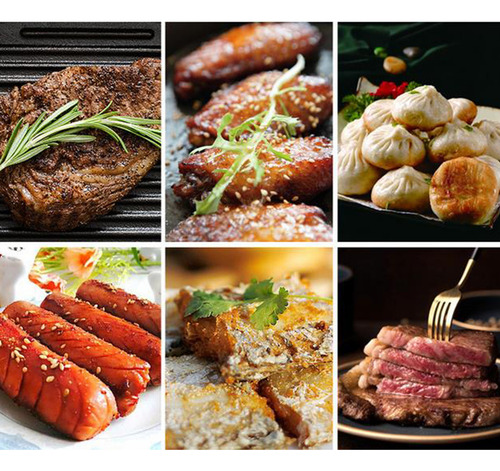 Sartén L Iron Steak A Rayas Con Revestimiento Antiadherente