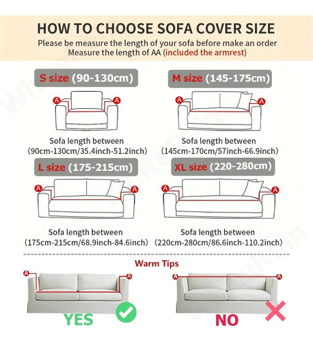 - Funda De Sofá Elástica Jacquard Para Sala De Estar