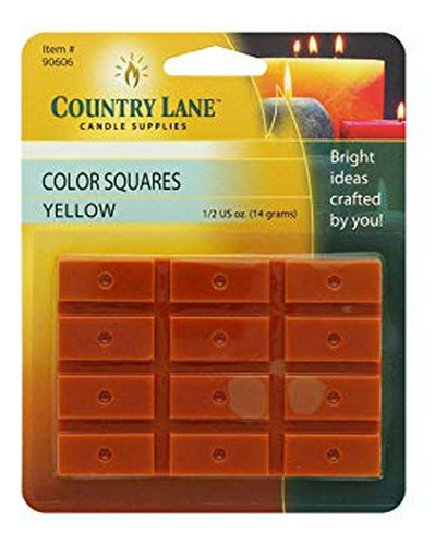 Tinte Para Velas Country Lane - Amarillo, 0.5 Oz