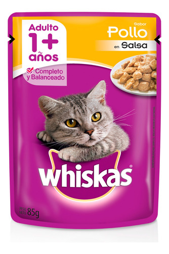 Sachet Whiskas Pollo Gato Adulto (20 Unidades)