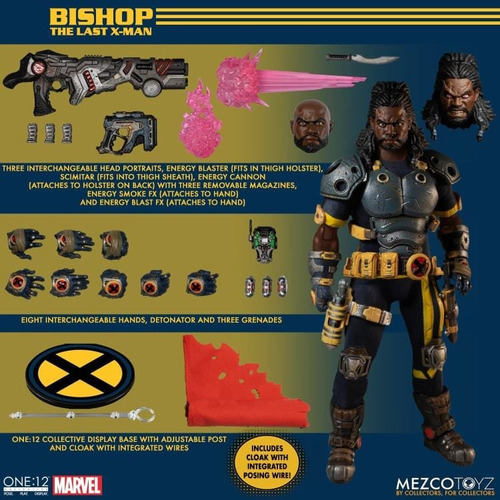 Figura Bishop The Last X-man - Marvel One:12 Mezco Toyz