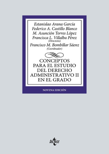 Libro Conceptos Para El Estudio Del Derecho Administrativ...