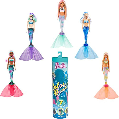 Muñeca Barbie Reveladora De Color Con 7 Sorpresas [los Estil