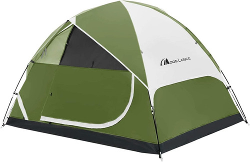 Carpa 4 Personas Doble Capa Impermeable - Verde