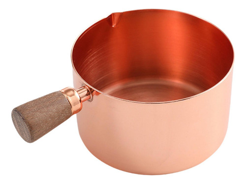 Mini Cacerola De Acero Inoxidable Con Fondo Plano Y 250 Ml