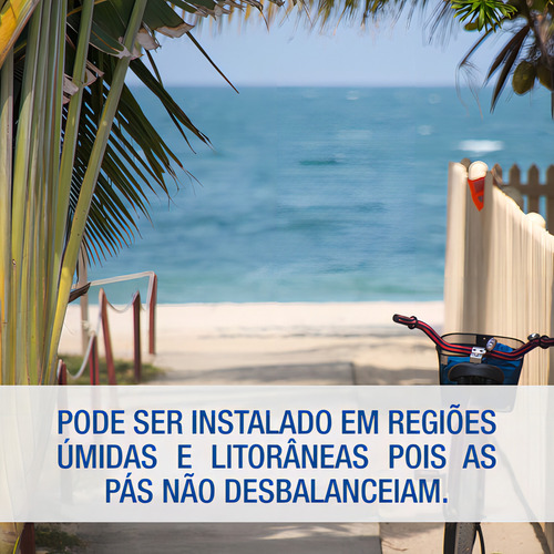Ventilador De Teto Com Controle Remoto Jet 220v Aliseu Cor da estrutura Branco