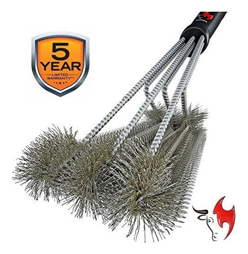 Kona 360 ° Clean Grill Brush 18 Best Bbq Grill Brush Stainl