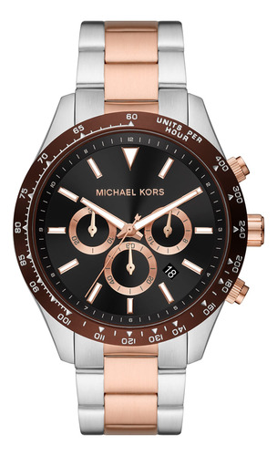 Reloj De Cuarzo Michael Kors Layton Para Hombre Con Acero In