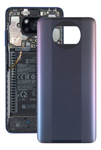 Tapa Trasera De Batería Negra Para Xiaomi Poco X3 Pro