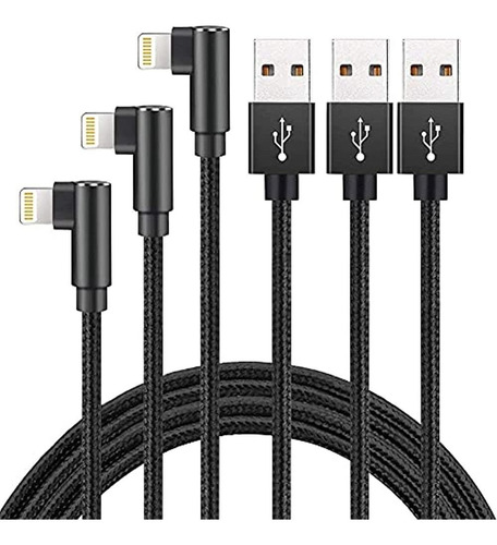 ~? Cargador De iPhone, Paquete De 3, Cable Lightning De 6 Pi