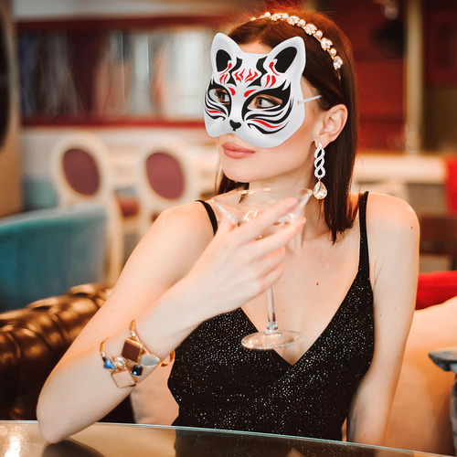 Máscaras En Blanco, 6 Unidades, Máscaras En Blanco, Para Fie