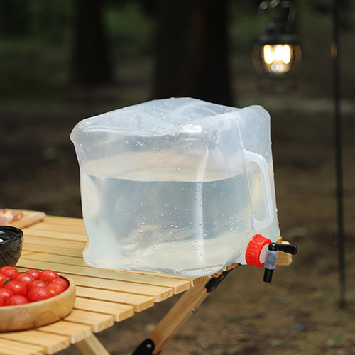 Contenedor De Agua Plegable, Jarra, Cantimplora De 10l Con