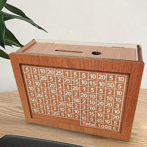 Hucha De Madera, Hucha, Bote De Ahorro De Dinero, Tarro De