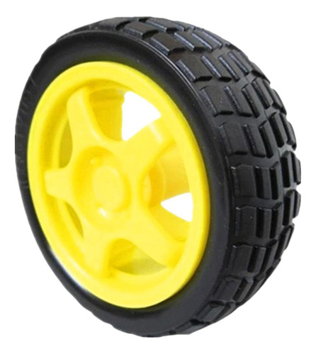 Rueda De Goma De 2 Piezas Para Modelo De Coche Robot