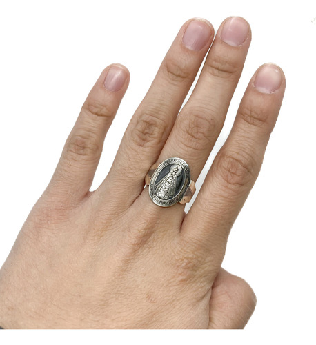 Anillo Virgen Del Valle Plata 925 Plata 925 A - Chico Plata 925