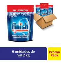 Comprar Combo Finish Sal Especial Lavavajillas Automatico 2 Kg X 6
