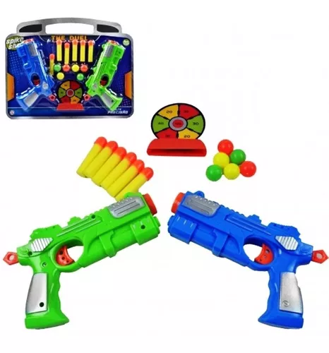 Lançador de Dardos Pistola Arminha Shoot Infantil Tipo Nerf 6