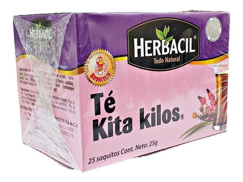 Te Kita Kilos 25 Sobres 100% Orgánico Herbacil 
